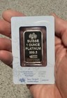 1oz    31 1 Gram   Platinum Bar Pamp Swiss Fortuna 999 5 Fine Sealed Assay Card