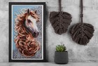 Bead Embroidery Kit On Natural Artist Canvas  dukh Prerii 