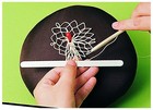 Clover Filet Lace Making Set 57-821 Netting Needle And Gauge Japan