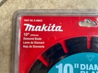 Makita B-69652 10  Segmented Diamond Saw Blade Concrete Asphalt Brick New 