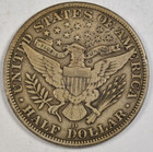 1913-d Barber Half Dollar   All Of Liberty  Nice Bold Original Very Fine Vf  