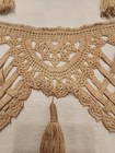 Vintage Handmade Crochet Trim With A Tassel 2 Pieces