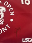 Xander Schauffele Signed Autographed 2025 Us Open Golf Flag Oakmont Psa dna
