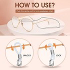 4 Pack Eyeglass Chains For Women  Sunglasses String Holder Strap Neck Lanyard