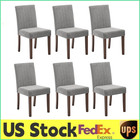 Set Of 2 4  6 Dining Chairs modern Upholstered Dining Room Chairs With Wood Legs
