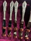 Rose Point By Wallace Sterling Silver Flatware Set For 8 Service 46 Pcs Dinner
