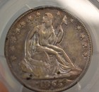 1855 O Seated Half Dollar  Arrows  Pcgs Xf 40