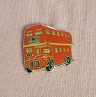 Vtg Lambert Of London British Red Double Decker Bus Uk England Souvenir Pin