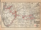 1915 Antique Union Pacific Railroad Map Vintage Union Pacific Railway Map 2902