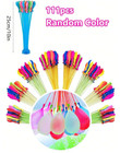 111pcs Water Balloons For Summer Water Games And Outdoor Parties - New