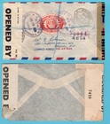 Mexico 2 Censor Air Covers 1942-43 Saltillo  Df To England