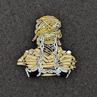 Iron Maiden Eddie The Head Piece Of Mind Soft Enamel Pin Lapel Music Collectible