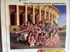 Vtg 80 s Paula Abdul Poster Los Angeles Lakers Girls 1985-1986 By Andrew Bernste