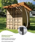 Shipping Container Roof Brackets Fit For 20 Ft Shipping Containers   Wood Truss