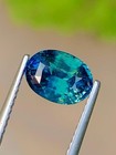Natural Certifie Bi-color Teal Sapphire Oval Cut From Sri Lanka 1 80 Cts 