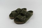 Birkenstock Arizona Shearling Green Fuzzy Sandals Men s Size 10