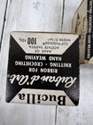 Bucilla Acetate Ribbon Embroidery Lot Of 2 Black Vintage Boxed Fusedge