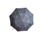 Mattel Monster High Umbrella Black Pink Skull Full Size Vintage 2011 Rare