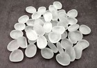 Beach Glass Frosted Tumbled Rounded Pebbles  approx  1 Kilogram 1  Inch 