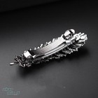 Women Crystal Leaf Hair Barrette Rhinestone Flower Hair Clips Wedding Party Gift