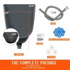 Waterless Urinal Garage For Men Plastic Urinals Toilet Gray 