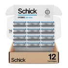 Hydrating Razor Refills For Men - 12 Count  Ideal For Dry Skin Care