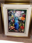 Peter Max Original  Mixed Media On Paper    land Of The Free home Of The Brave   
