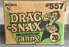 Old Vintage 1970 s Topps Drac Snax Monster Candy Big Shipping Box Dracula 70   s