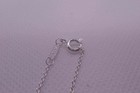 Tlffany codiamond bow Necklace Ribbon Pendant Platinum 16in 41   