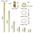 2 Set 1 8ip Thread Lamp Repair Hardware Assortment Pack With Thread Lamp Pipe