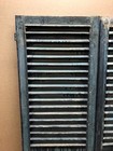 Antique Pair 18x63 House Window Wood Louvered Shutters Shabby Vtg Chic 591-26b