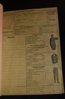 1910 Mens Clothing Order Form Used By Hh Cooper Clothing  Utica Ny