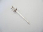 Tiffany   Co Sterling Silver Sword Martini Cocktail Pick Picks Rare Gift Pouch
