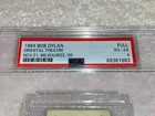 Bob Dylan 1964 Psa Authenticated Vintage Unused Concert Ticket Oriental Theatre