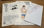 Kwik Sew 1002 Bikini Briefs Mens  Sizes S - Xl Uncut Vtg 1976