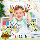Pullcrease Ceramic Stepping Stone Kit For Kids  Paint Your Own Garden Crafts