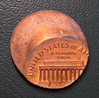 Error Coin Off 1c Lincoln Cent   Penny Copper Pre 1982   Nice Addition  f28