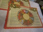 Vtg 1971 1982 Chinese Restaurant Souvenir Paper Placemat Springprint Design 495