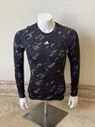 Adidas Techfit    All Over Printed Training Long Sleeve T-shirt Size Small