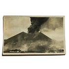 Vintage Rppc Erupting Volcano Postcard Paricutin Michoacan Mexico Posted 1947