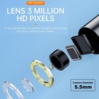 For Iphone 17 16 15 Air pro Max Ios Endoscope Inspection Snake Camera 1080p Hd