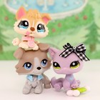 Little Pet Shop Toy Lps Collie Dog Sitting Cat Baby Husky For Kid Birthday Gift