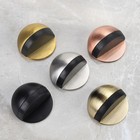 Door Stop Stainless Steel Oval Floor Wall Mounted Door Stopper Self Adhesive