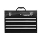 Heavy Duty Metal Tool Box 4 Drawer Steel Storage Chest Lockable Ball Bearing