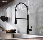 Moen 87814bl Essie Kitchen Faucet Matte Black Pulldown Pre-rinse Soap Dispenser