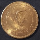 1933 Chicago Worlds Fair Century Of Progress Take Me For Luck Token Crisp Detail