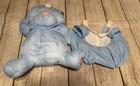 Vintage 1986 Fisher Price Puffalump Blue Bear Removable Romper Must See Tub22