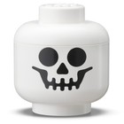 Lego Storage Products  40330803 Mini Head White - Skeleton New