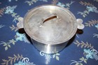 Vintage French Cordon Bleu Charlotte Tin Pot Mold  Flan Mold  With Heart Handle