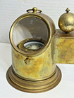 Vintage Boat Navigation Nautical Oil Lamp Gimbals Binnacle Compass Ship Decor Us